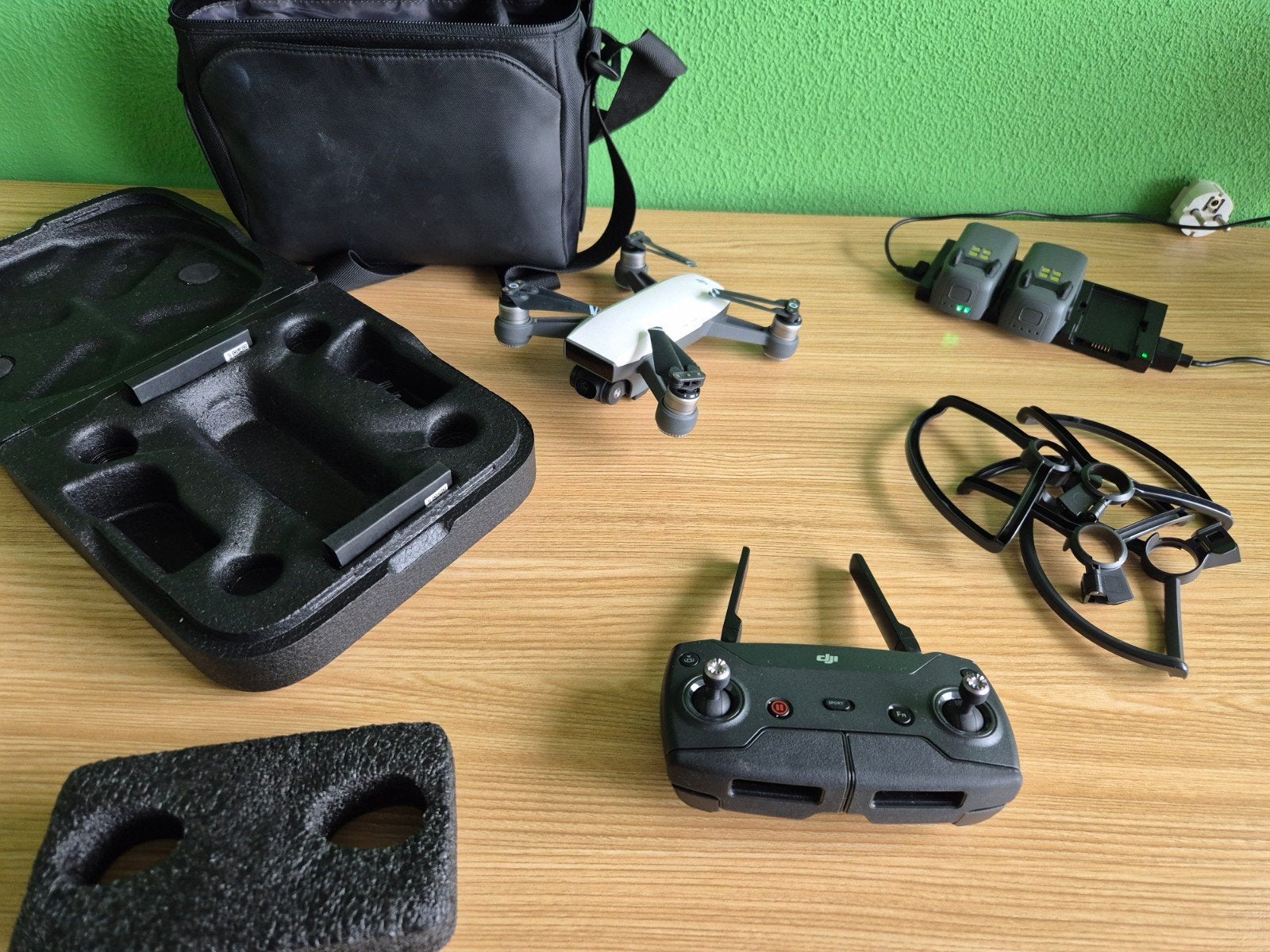 dji spark, Audio, Tv en Foto, Drones, 250 tot 900 gram, Gebruikt, Cameradrone, Ophalen of Verzenden
