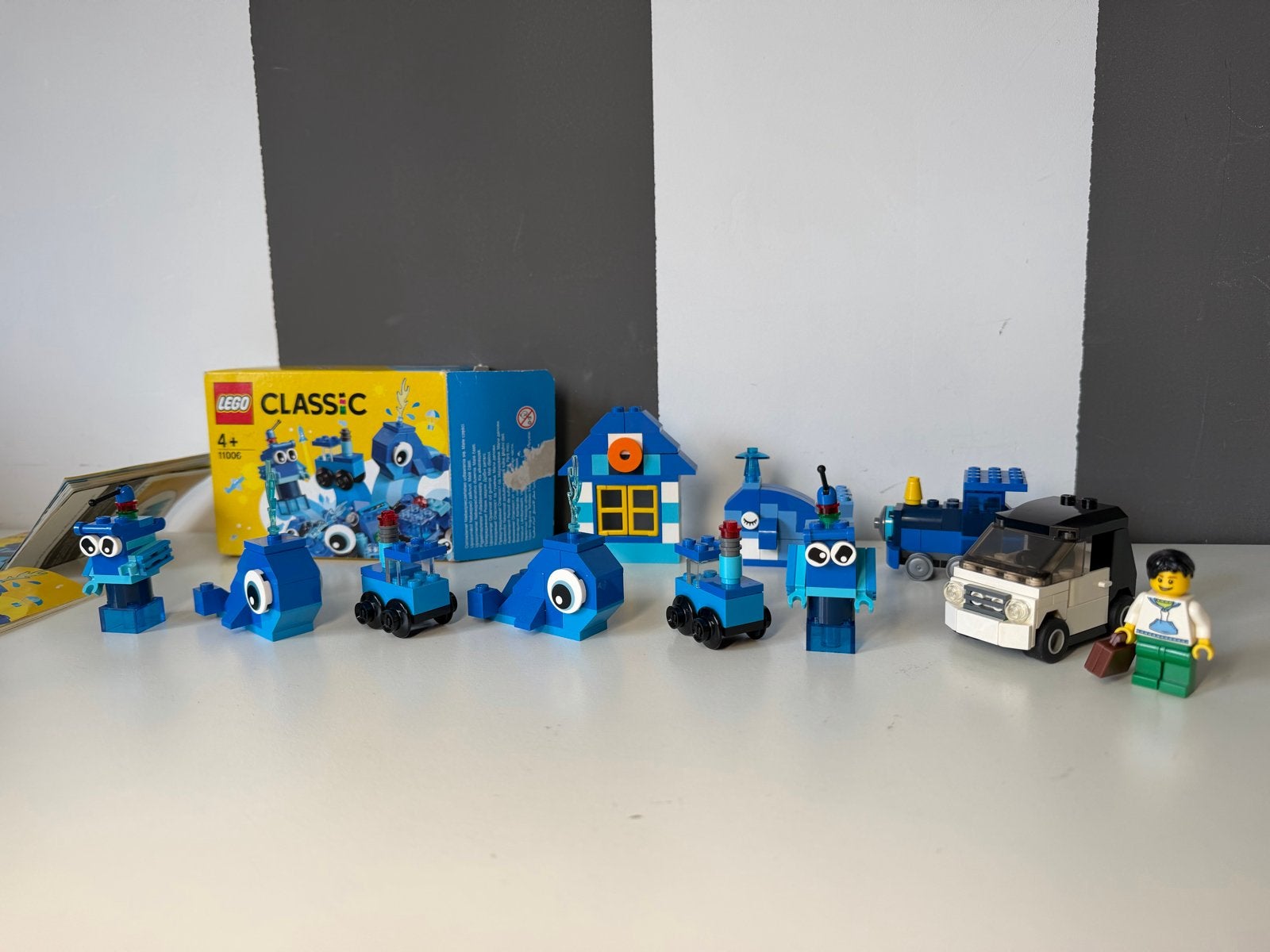 Lego Classic sets met opbergkoffer en instructieboekjes, Ophalen of Verzenden, Gebruikt, Lego