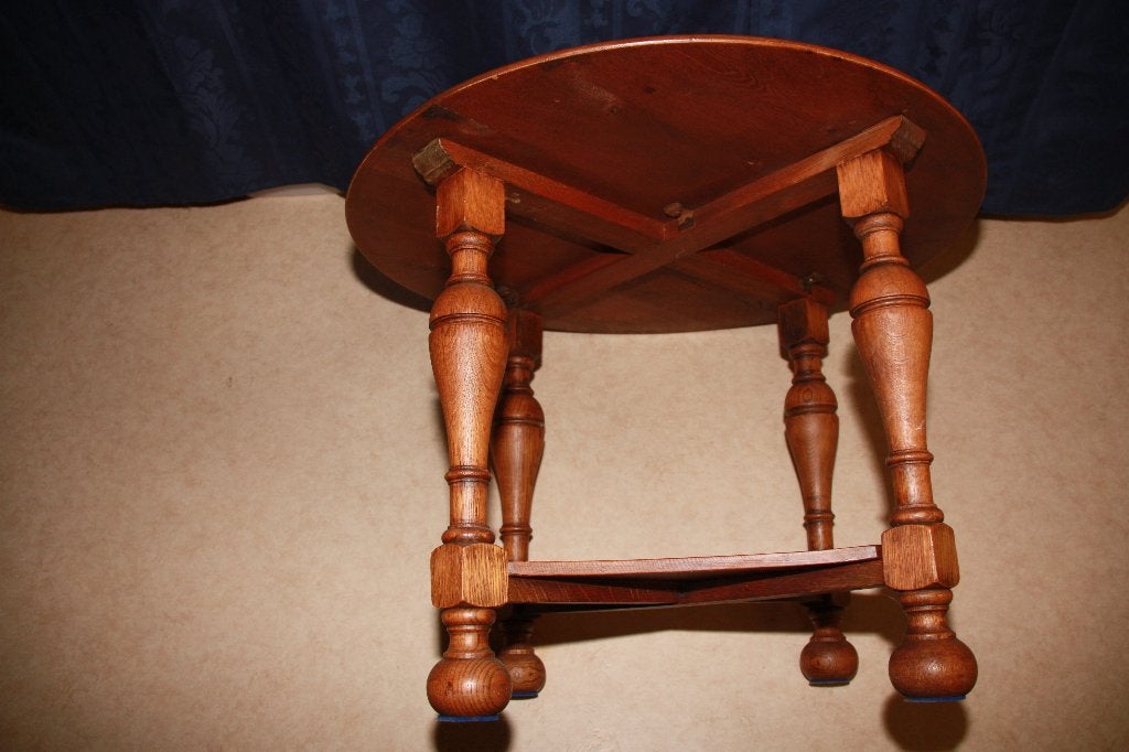 Salontafeltje rond, Ophalen, 50 – 75, Gebruikt, 50 tot 100 cm