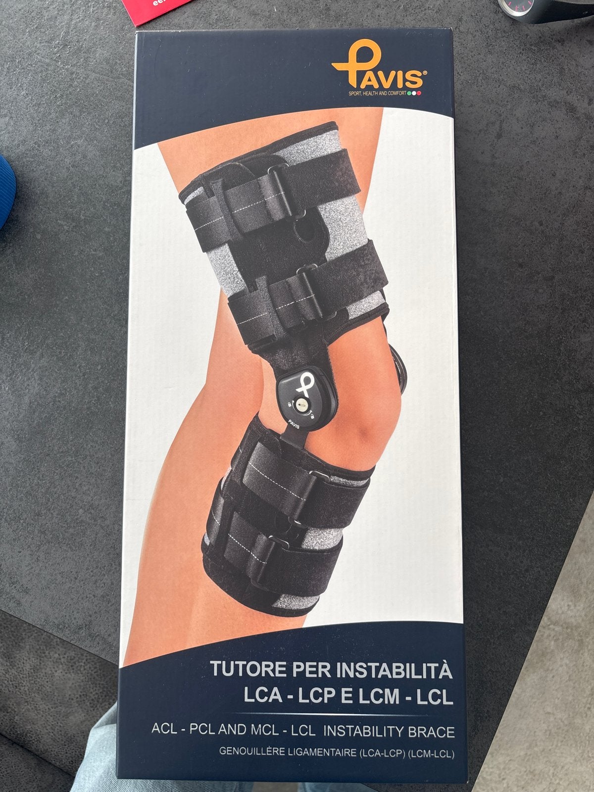Pavis Kniebrace linker knie maat M, Ophalen of Verzenden