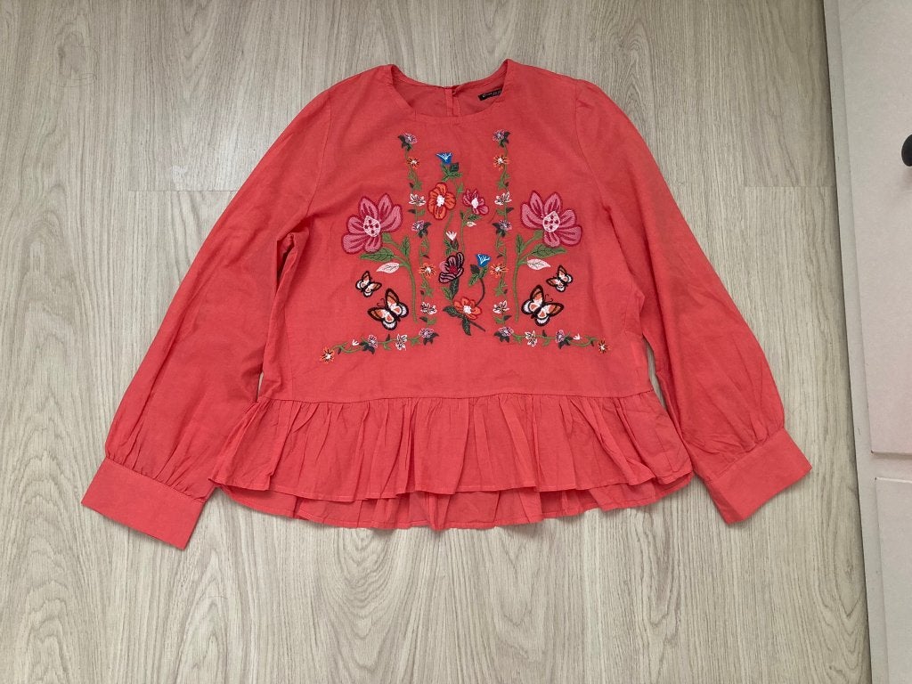 Ciao Milano, roze/oranje blouse, maat M, Maat 38/40 (M), Nieuw, Ophalen of Verzenden, Roze