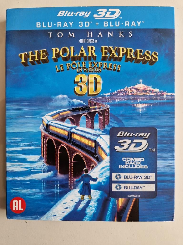 THE POLAR EXPRESS 3D [BLU-RAY] Animatie, Cd's en Dvd's, Blu-ray, Zo goed als nieuw, Tekenfilms en Animatie, 3D, Verzenden