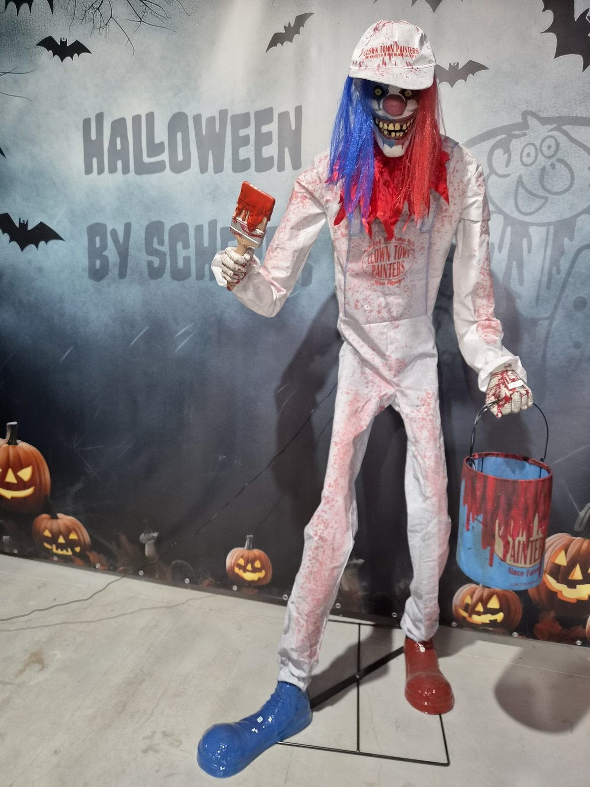 Halloween clown, Ophalen of Verzenden, Zo goed als nieuw, Halloween of Griezel