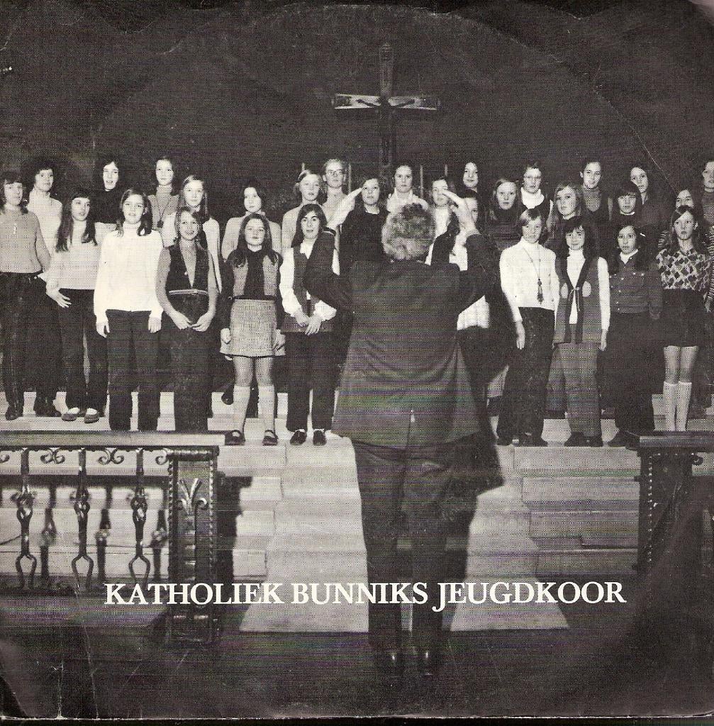 Bunnik - Katholiek Jeugdkoor - zeldz Vinyl EP Emile Simonis, Ophalen, Gelezen