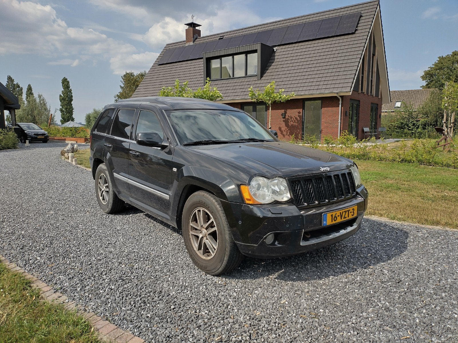 Jeep Grand Cherokee 2009 grijs kenteken, Auto's, Zwart, 3360 kg, ABS, Diesel