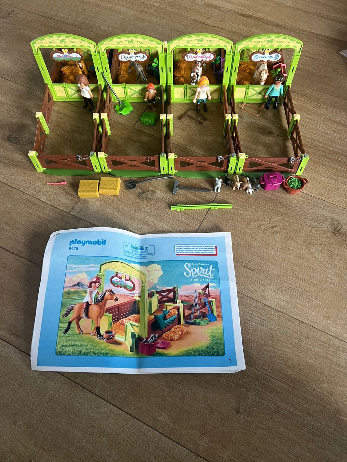 Playmobil spirit stallen, 4  stuks! 9478, Ophalen of Verzenden, Zo goed als nieuw
