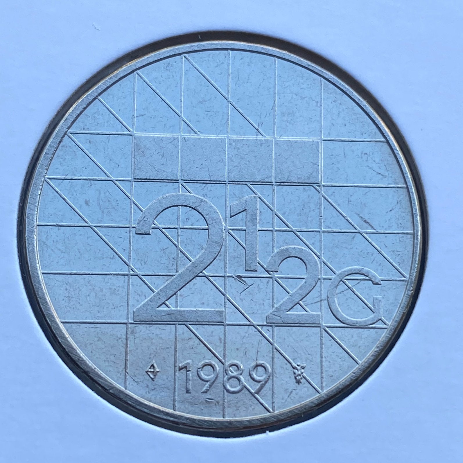 UNC / FDC Rijksdaalder uit 1989 van Beatrix, Verzenden, Koningin Beatrix, 2½ gulden, Losse munt