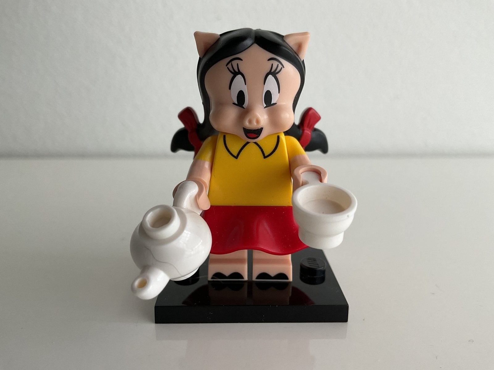 LEGO Looney Tunes - minifiguur - collt-11 - Petunia Pig, Lego, Compleet, Ophalen of Verzenden, Zo goed als nieuw