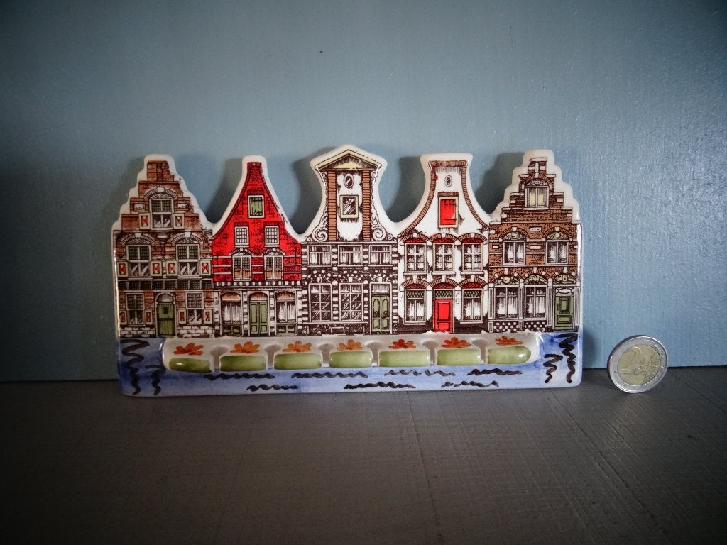 Lepelrekje grachtenpanden, Ophalen of Verzenden, Gebruikt