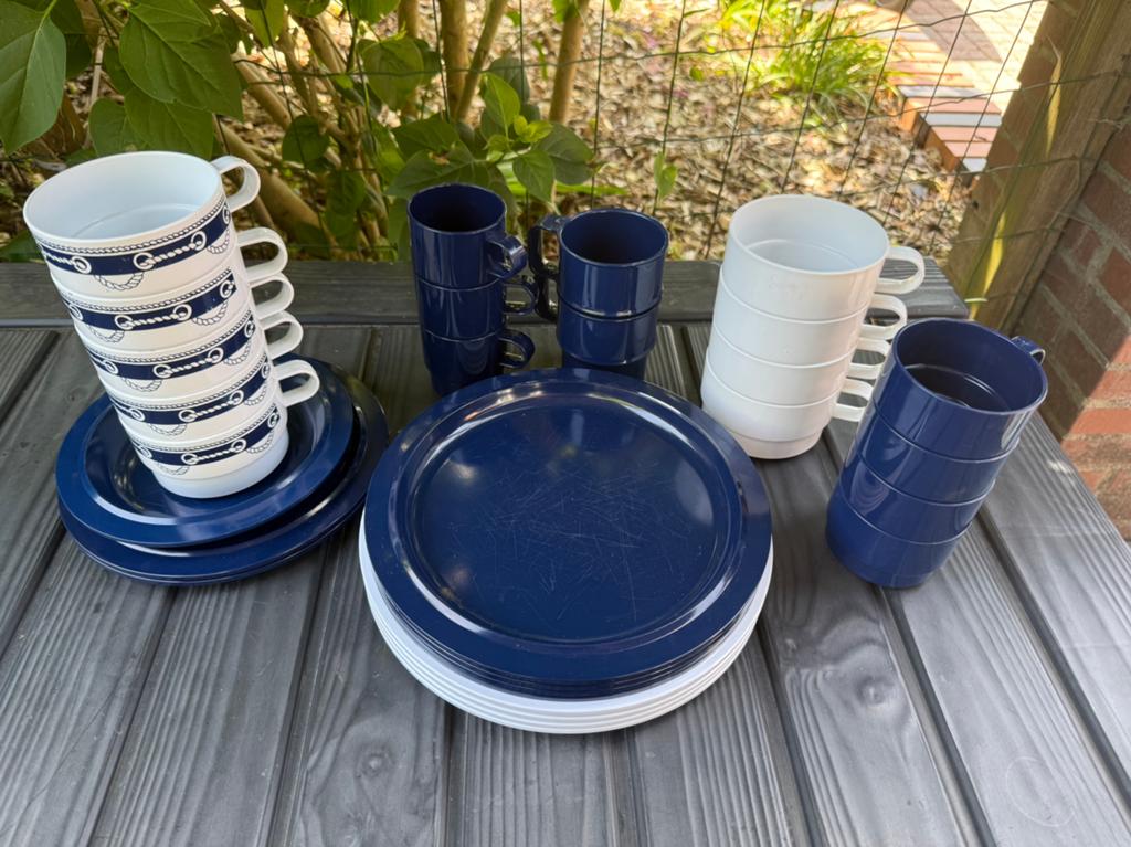 29 delige set mepal coppia camping servies, Ophalen of Verzenden, Zo goed als nieuw