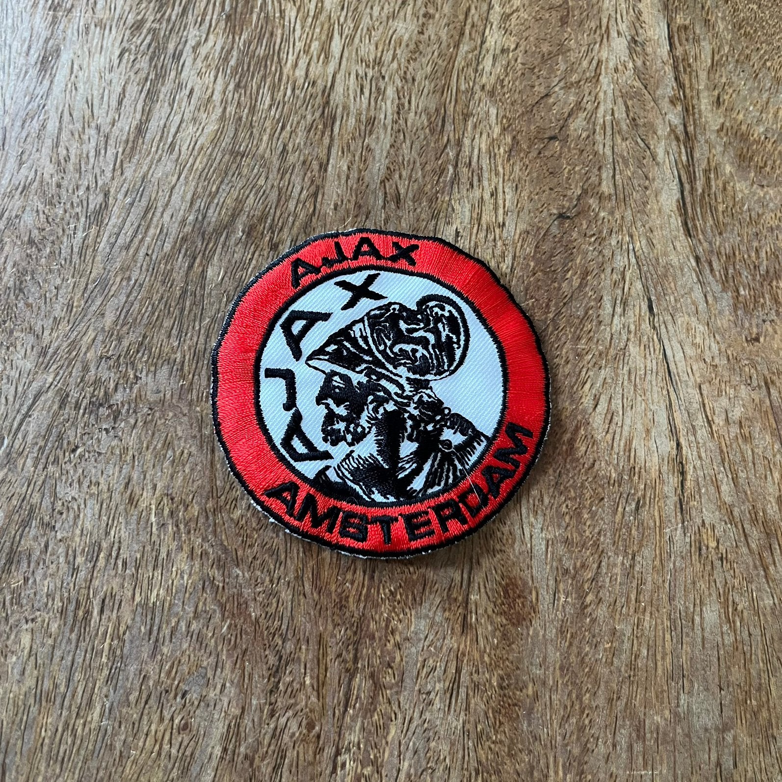 Vintage AJAX patch 80s, Verzamelen, Ophalen of Verzenden, Gebruikt, Ajax, Overige typen
