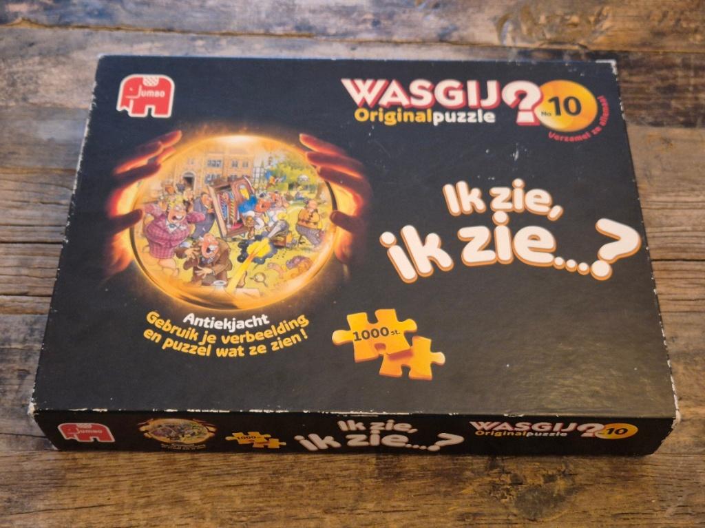 Wasgij nummer 10 'Antiekjacht' puzzel - 1000 stukjes, Ophalen, 500 t/m 1500 stukjes, Zo goed als nieuw, Legpuzzel