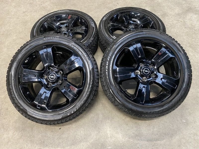 17 inch originele winterset Opel Insignia A 5x120 zwart, Gebruikt, -, -, Banden en Velgen