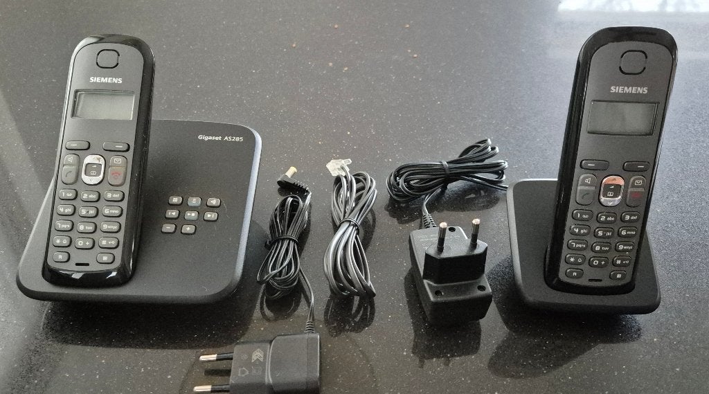 Siemens telefoon apparatuur, Ophalen of Verzenden, Gebruikt, 4 handsets of meer