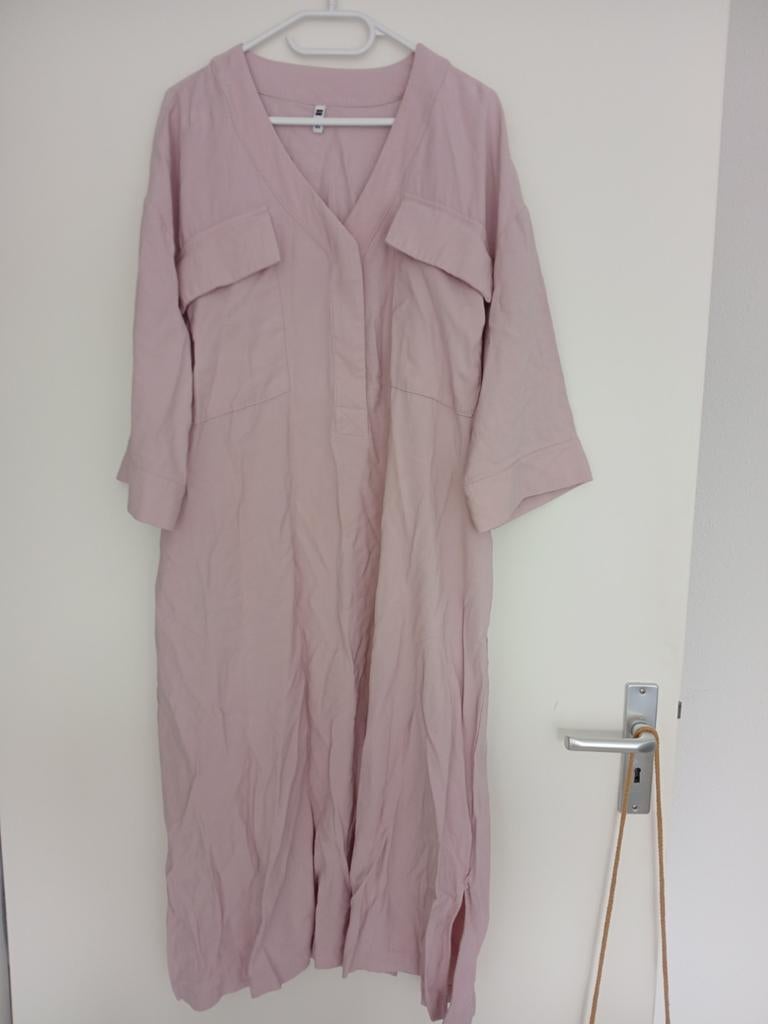Hema zomerjurk maat XL 42 lengte 124cm l.roze, Kleding | Dames, Grote Maten, Ophalen of Verzenden, Zo goed als nieuw, Roze, Jurk