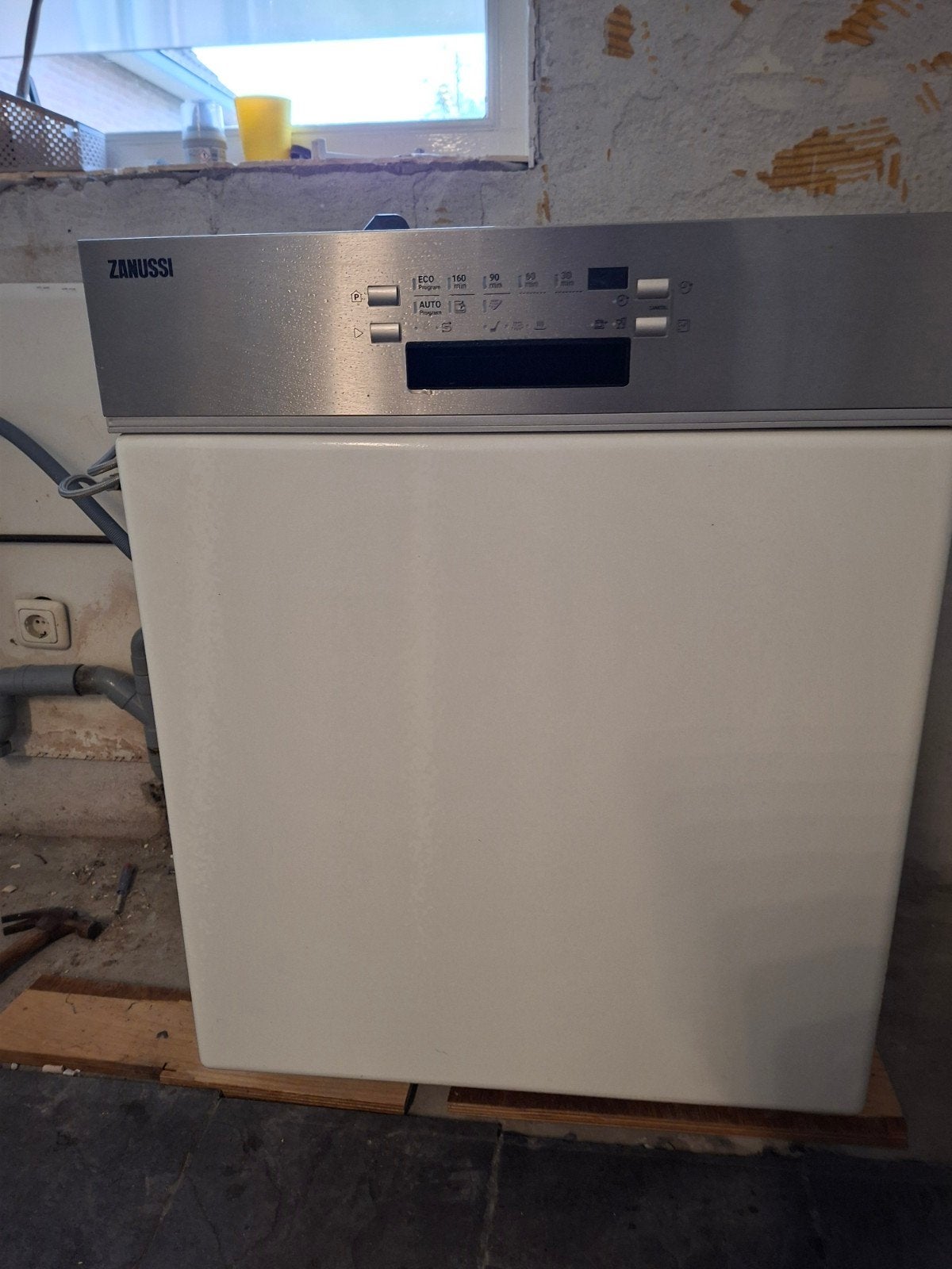 Zanussi ZDSN653X2 inbouw Vaatwasser, Ophalen, Gebruikt, 60 cm of meer, 85 tot 90 cm
