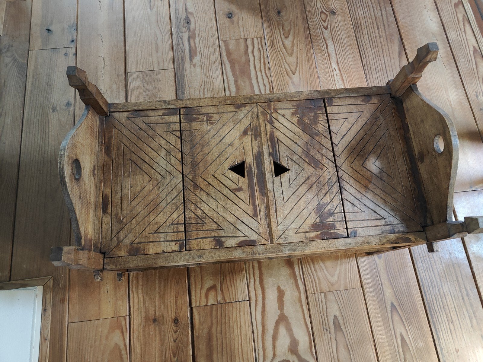 Houten Bruidskist - 83x55x44 cm, Ophalen, Gebruikt, 50 tot 100 cm, 75 tot 100 cm