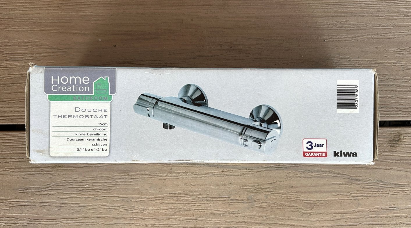 Douche Thermostaat Chroom Nieuw in Doos, Ophalen, Nieuw, Chroom, Douche
