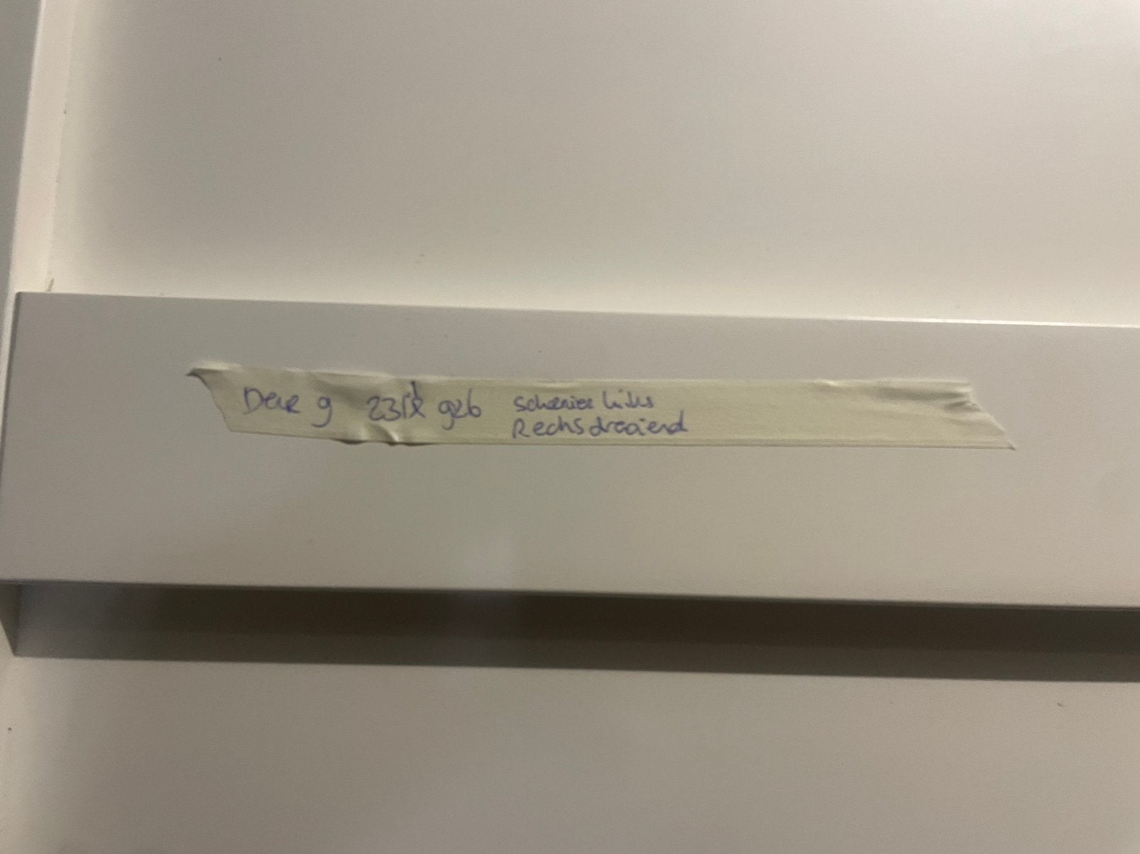 Svedex Cameo binnendeur 231.1 x 92.6 incl beslag rechts open, Doe-het-zelf en Verbouw, Ophalen, Zo goed als nieuw, Binnendeur