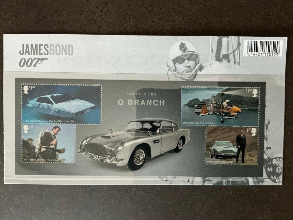 James Bond 007 Q Branch Postzegelboekje, Ophalen of Verzenden, Onbeschreven, Europa