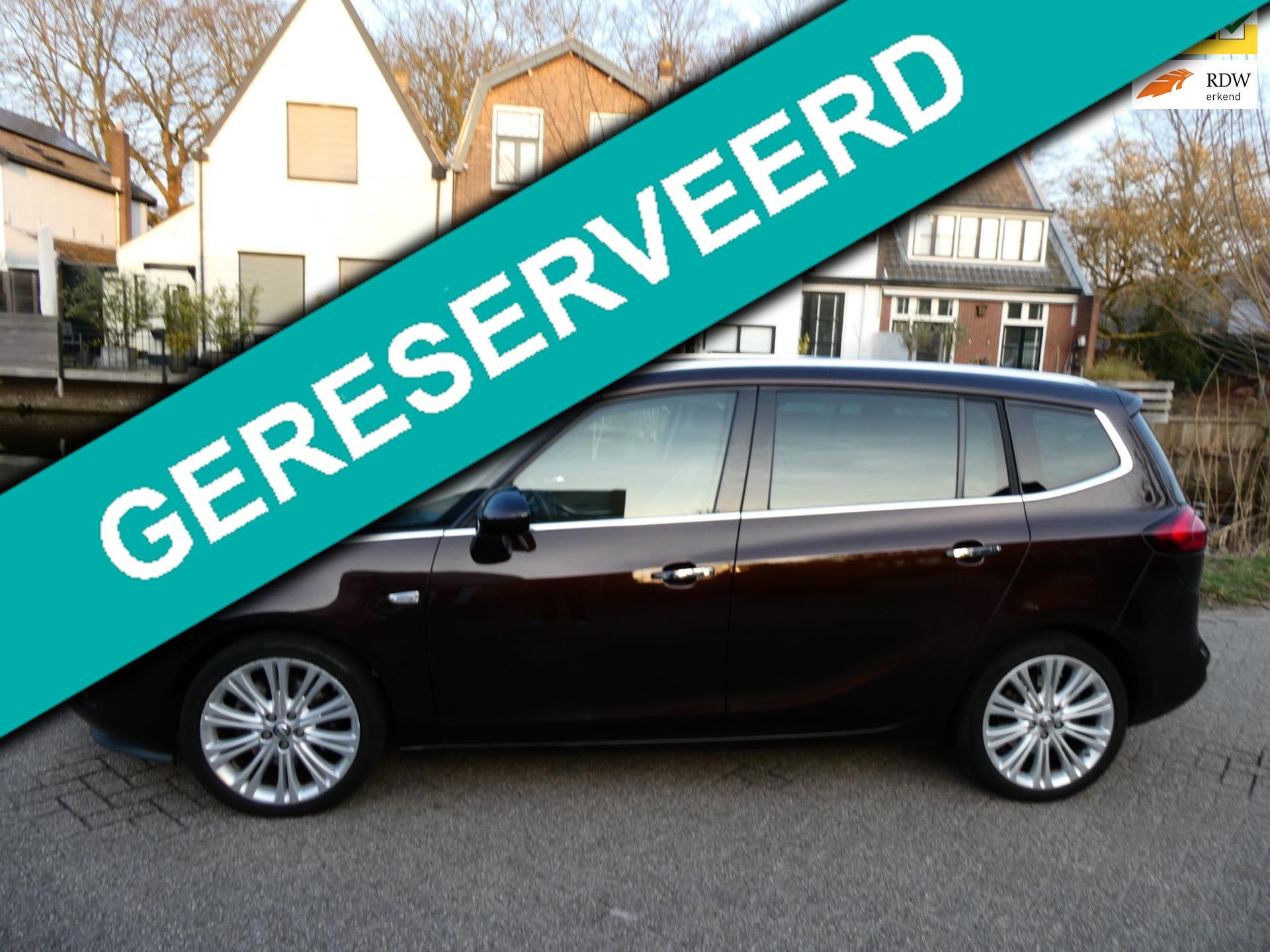 Opel Zafira Tourer 1.6 Cosmo 170pk 1e eig. Clima Leder Navi, Voorwielaandrijving, Euro 5, 15 km/l, Gebruikt