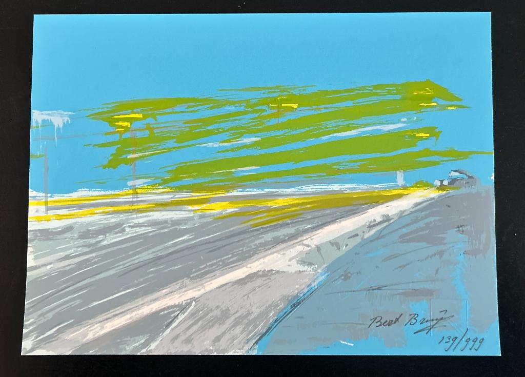 Zeefdruk Bert Bruijn, Antiek en Kunst, Verzenden