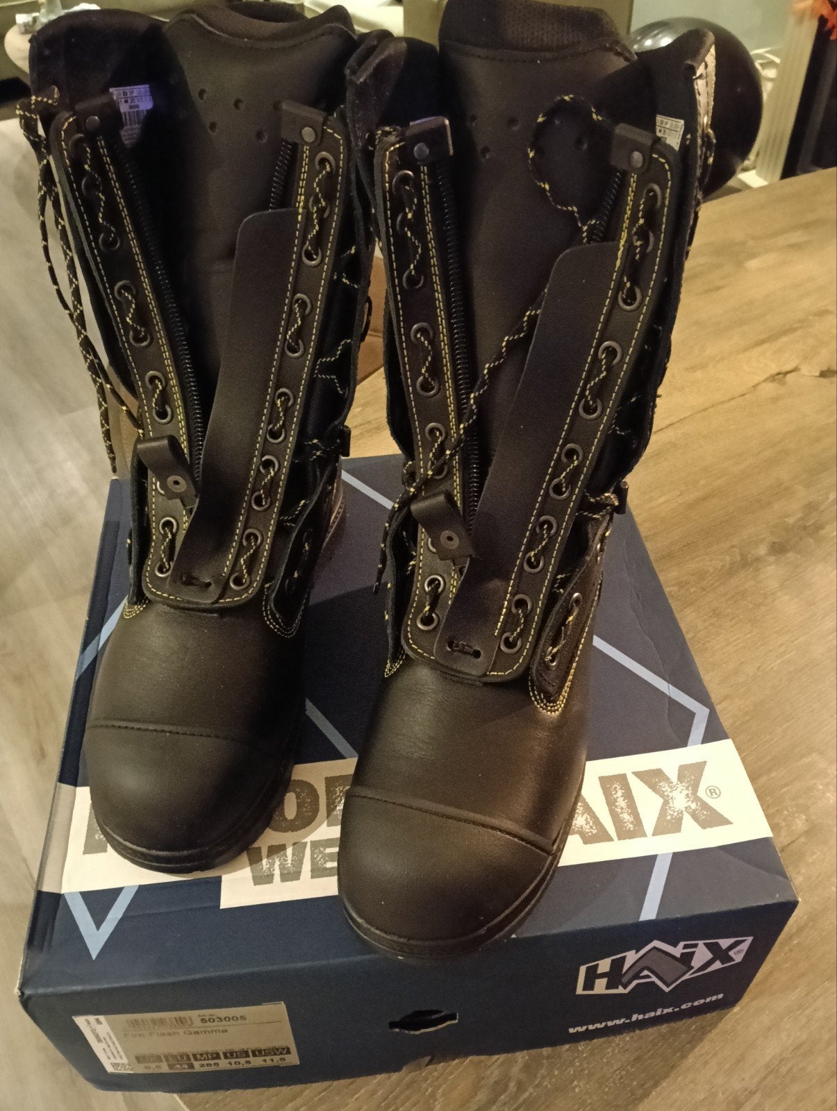 Haix bluslaarzen fire flash gamma, Nieuw, Ophalen of Verzenden, Werkschoenen, Zwart