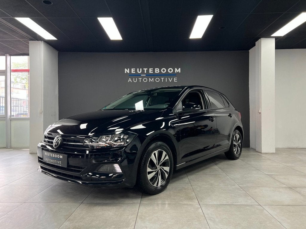 Volkswagen Polo 1.0 TSI | PDC| Keyless | Carplay | Virtual, Stof, Gebruikt, Zwart, 95 pk