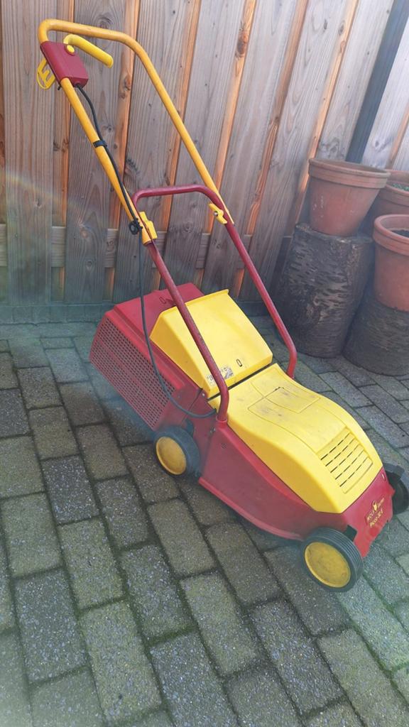 Wolf Garten Piccolo 32 E elektrische grasmaaier - gebruikt, Ophalen, Elektrische grasmaaier, 30 t/m 39 cm, Wolf Garten