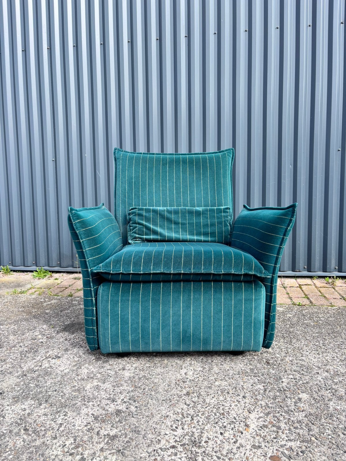 Vintage fauteuil stoel, Ophalen, Gebruikt, C, 75 tot 100 cm