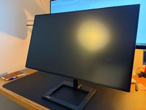 Drie Philips 275E2 QHD 27 inch monitoren - IPS, 75Hz, Computers en Software, Ophalen, Philips, HDMI, Zo goed als nieuw