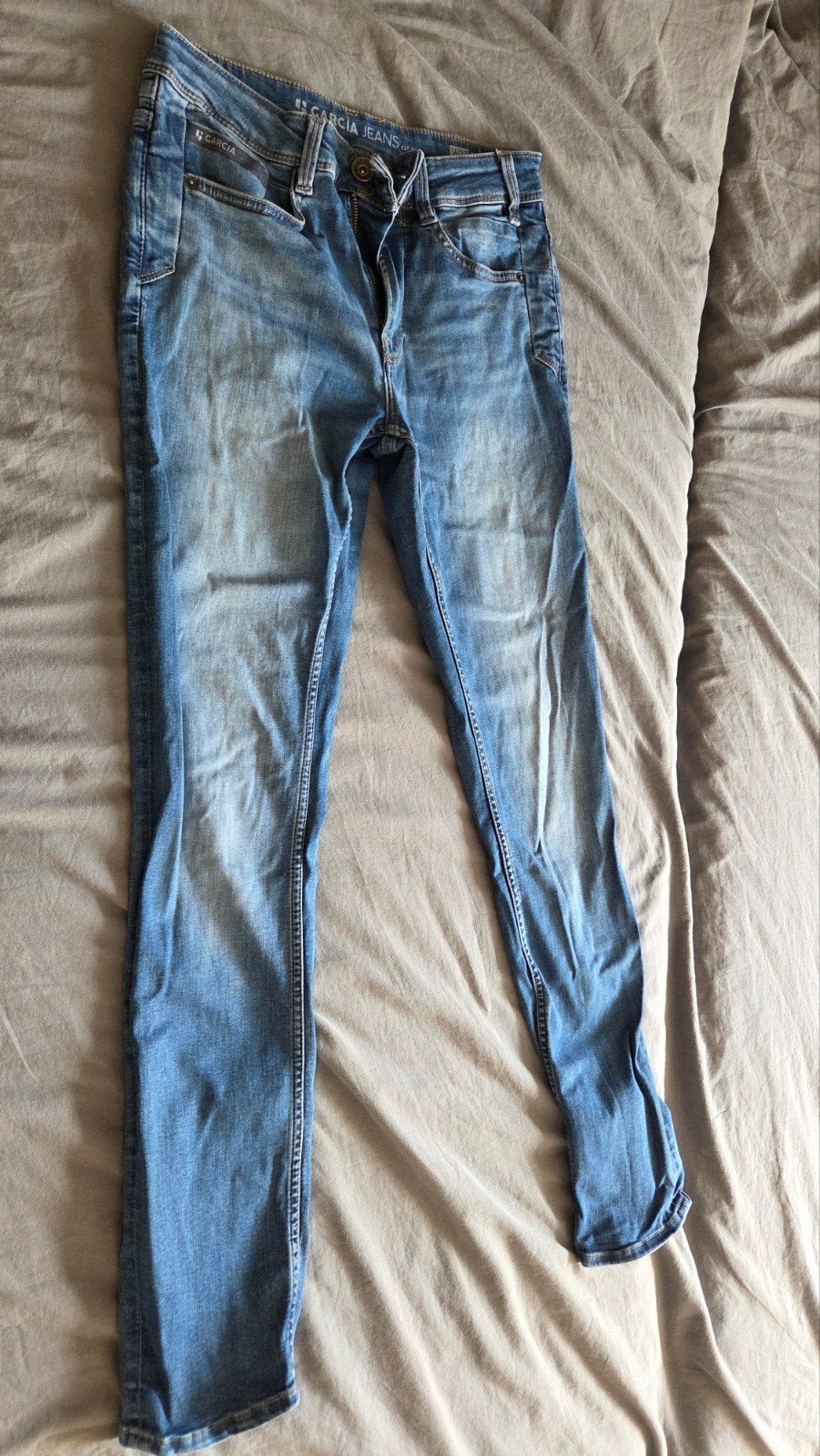 Jeans Garcia Rocko straight fit maat 27/32, Kleding | Heren, Spijkerbroeken en Jeans, Ophalen, W32 (confectie 46) of kleiner, Zo goed als nieuw