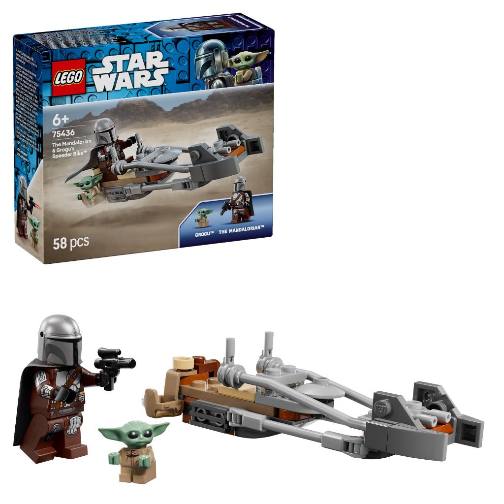 LEGO Star Wars 75436 De Mandalorian en Grohu's Speederbike, Star Wars, Lego, Nieuw, Ophalen of Verzenden
