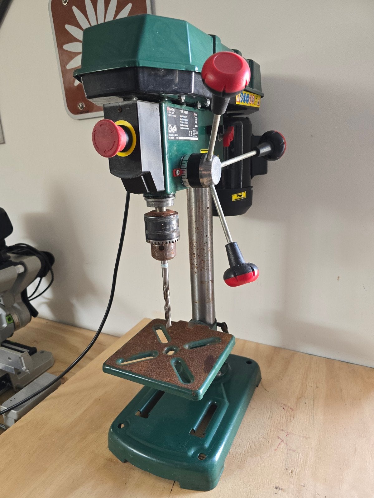 Parkside Kolomboormachine - Ideaal voor precisiewerk, Doe-het-zelf en Verbouw, Gereedschap | Boormachines, Gebruikt, Kolomboormachine