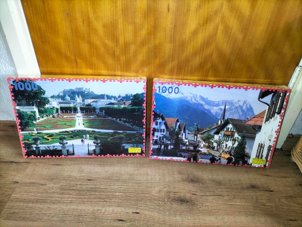 Nieuwe legpuzzels 1000 stk, Salzburg &Garmisch Partenkirchen, Ophalen of Verzenden, 500 t/m 1500 stukjes, Nieuw, Legpuzzel