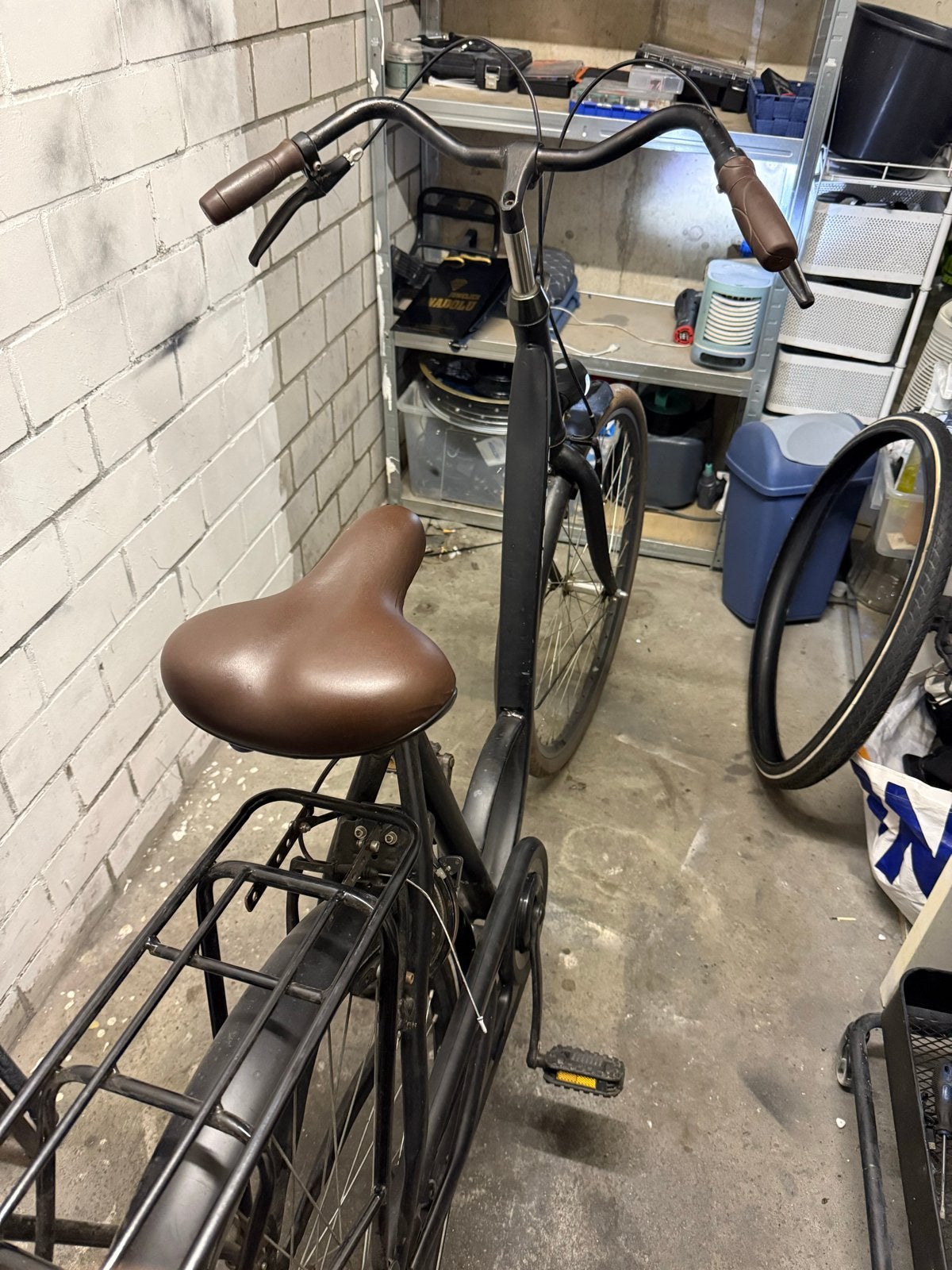 Crown Fiets - Stevige Stadsfiets met Bagagedrager, Velgrem, Ophalen, Overige merken, 53 tot 56 cm