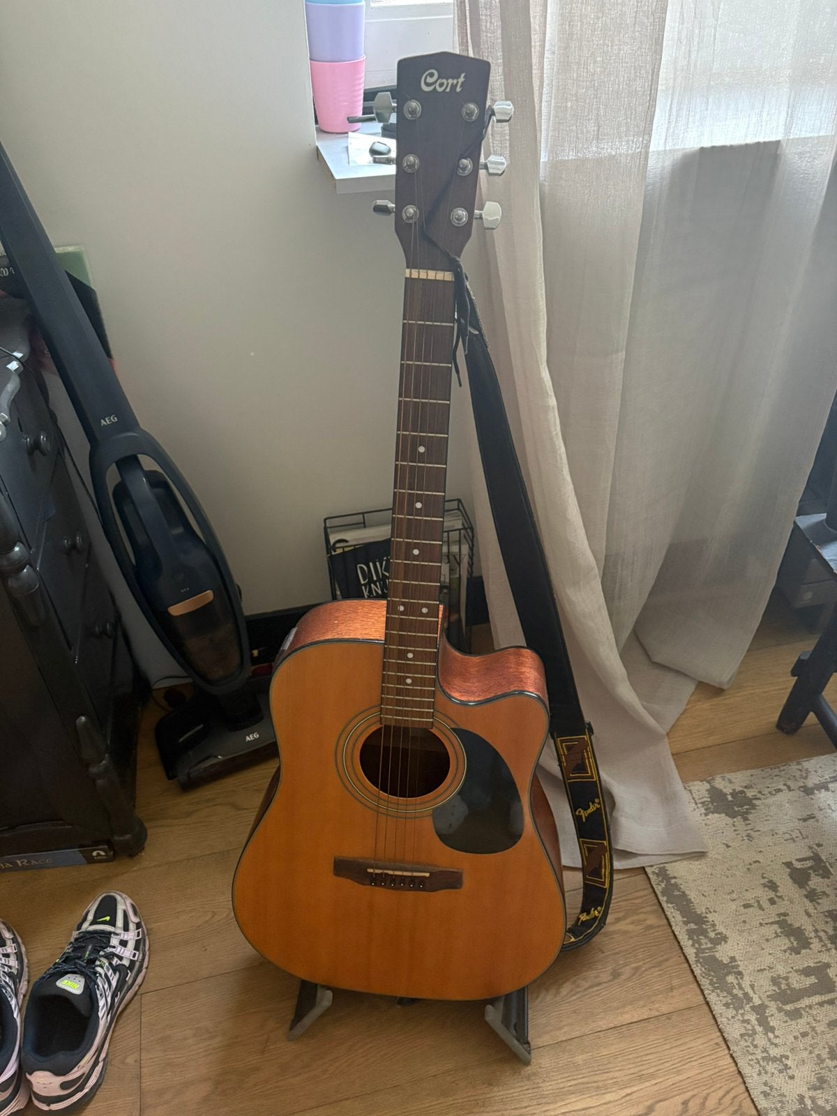 Semi akoestische gitaar, Muziek en Instrumenten, Ophalen, Zo goed als nieuw, Western- of Steelstringgitaar