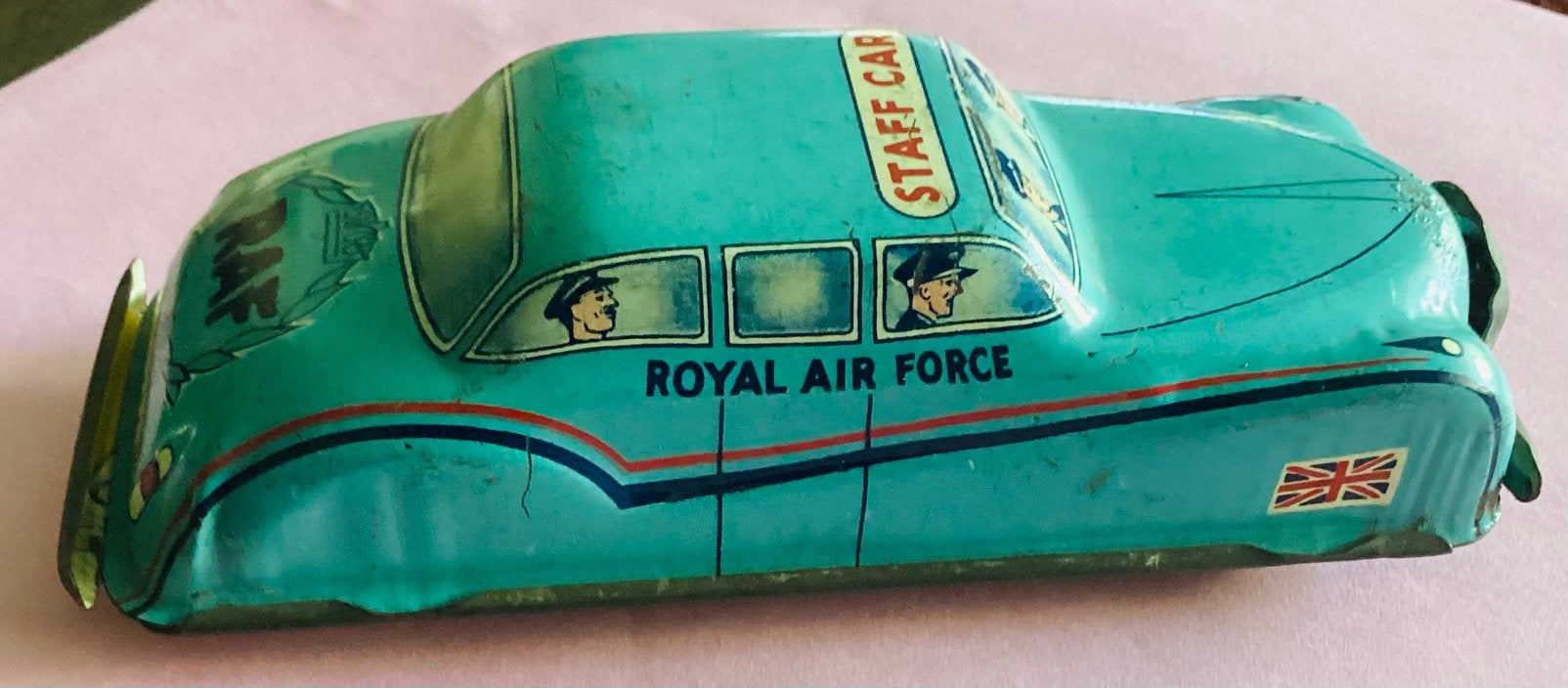 HTF blikken RAF Staff Car GTF 584, Glam Toy,Great Britain, Ophalen