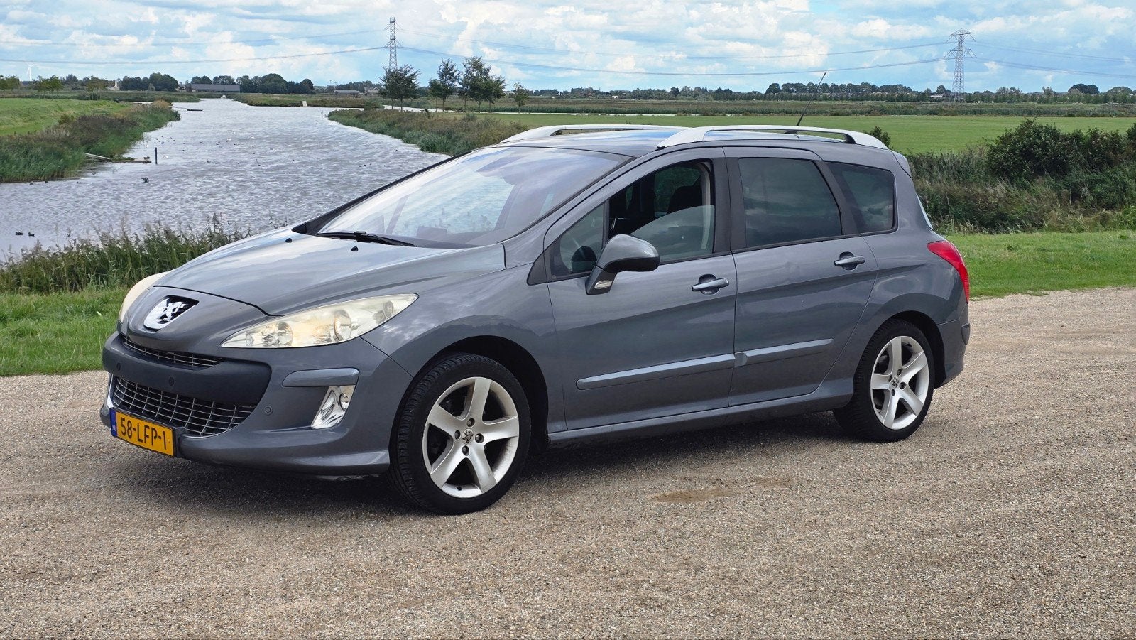Peugeot 308 1.6 Turbo 110KW 150PK SW 7P 2010 Grijs, Auto's, 4 cilinders, Origineel Nederlands, Stationwagon, Handgeschakeld