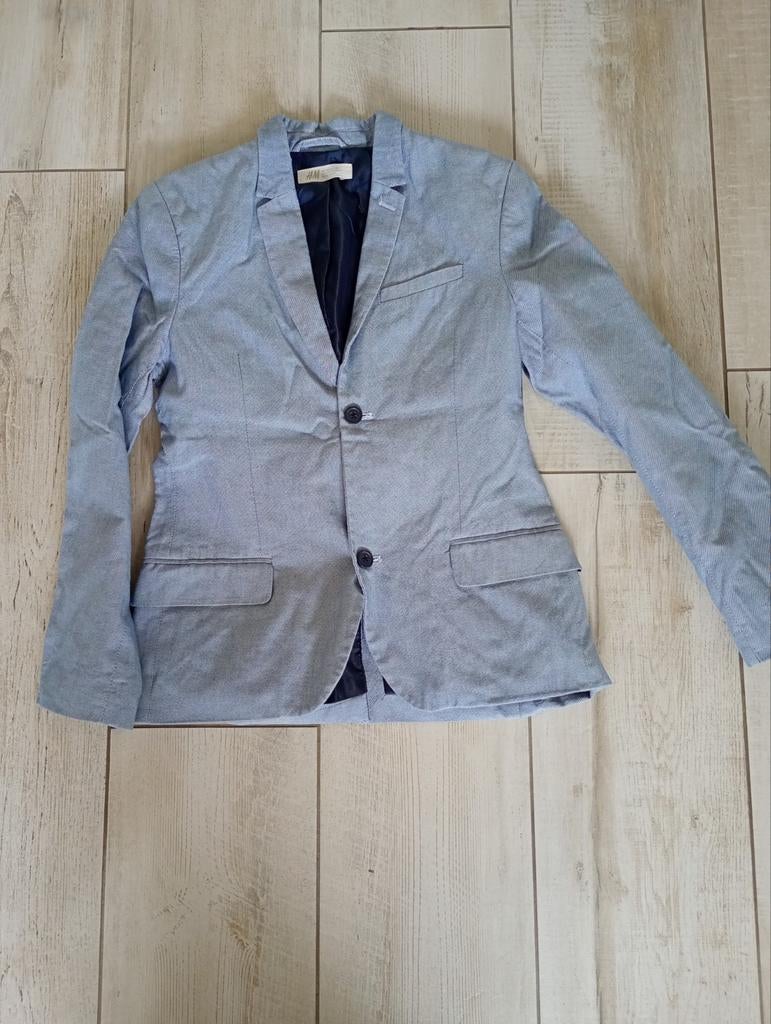 H&M colbert lichtblauw, Kinderen en Baby's, Overige typen, H&M, Ophalen of Verzenden, Zo goed als nieuw