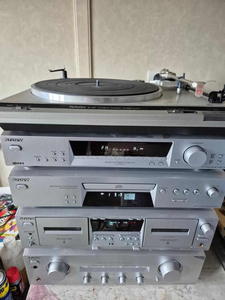 Sony Hifi Set met Technics Platenspeler & Goodmans Speakers, Ophalen, Gebruikt, Losse componenten, Tuner of Radio