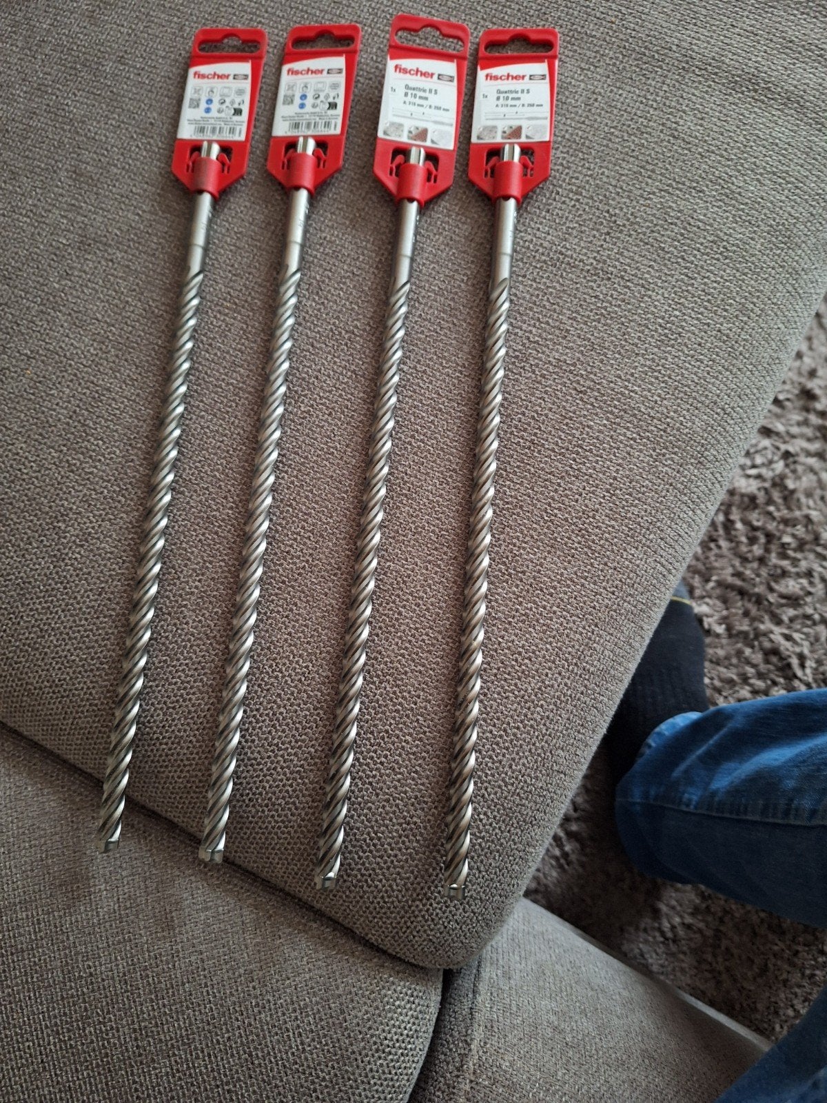 Fischer Quattric II S Boor 10mm - Nieuw (4 stuks), Ophalen of Verzenden, Nieuw, Overige typen