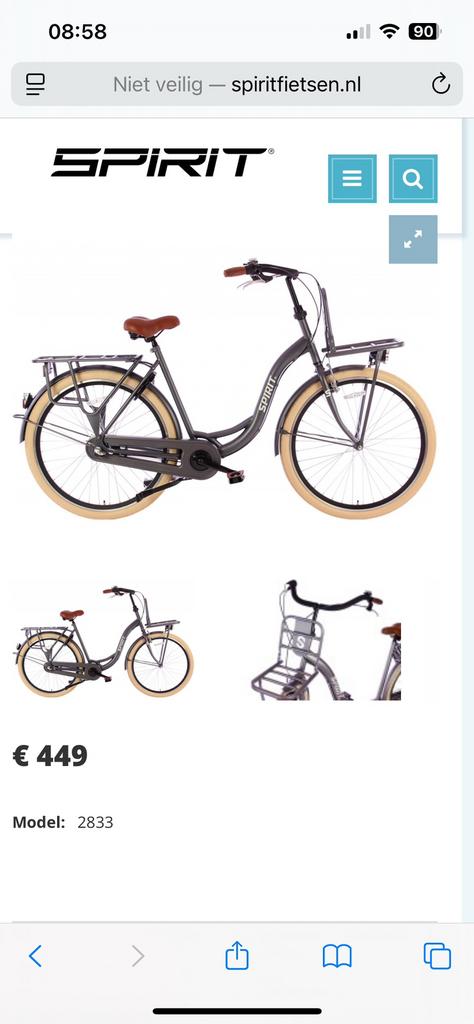 Spirit mama fiets., Ophalen, Nieuw