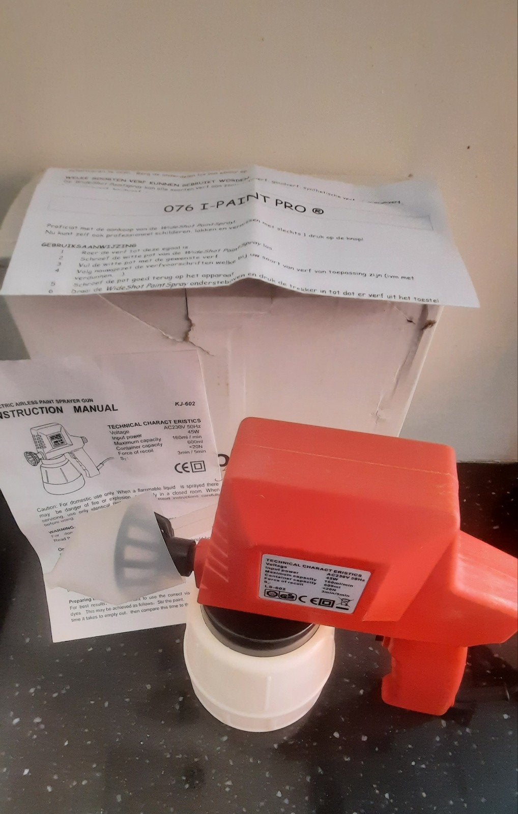 Nieuw in doos: Paint spray, Ophalen, Nieuw, Verfspuit of Verfpomp