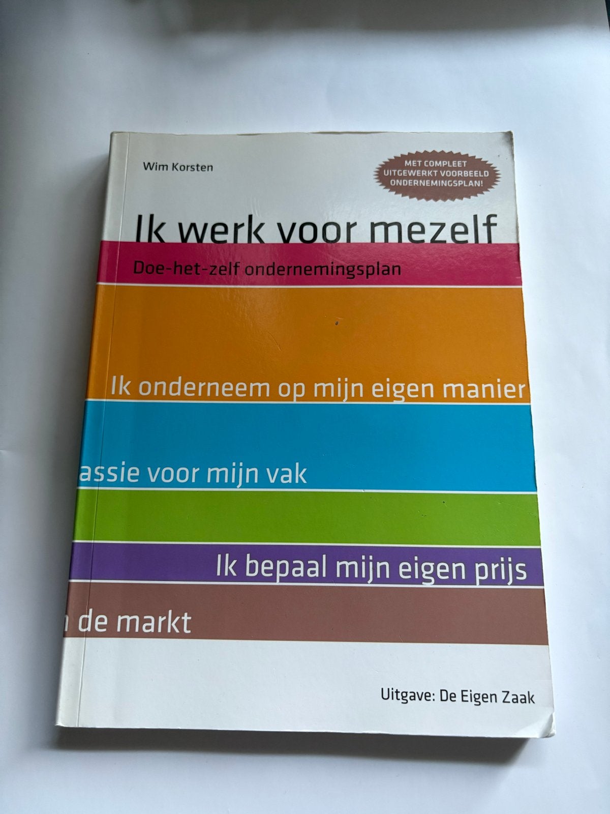 Ik werk voor mezelf - Doe-het-zelf ondernemingsplan, Ophalen of Verzenden, Zo goed als nieuw, Management