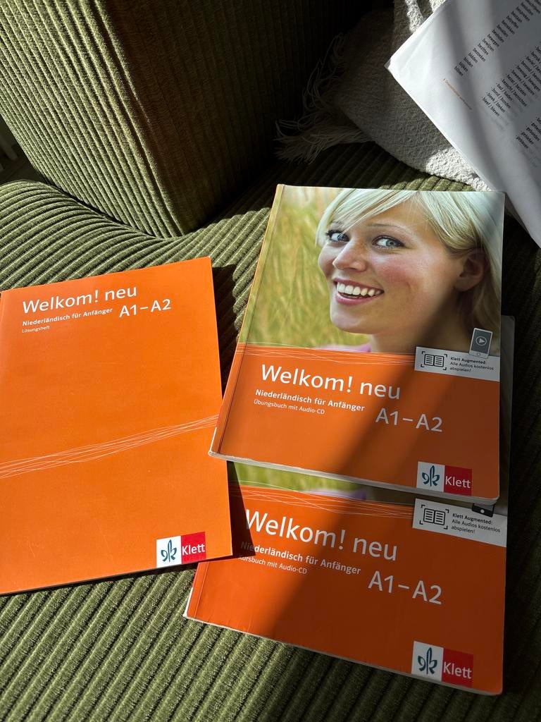 Welkom! A1-A2: Nederlands voor Duitsers, Boeken, Ophalen, Alpha, Zo goed als nieuw, Overige niveaus