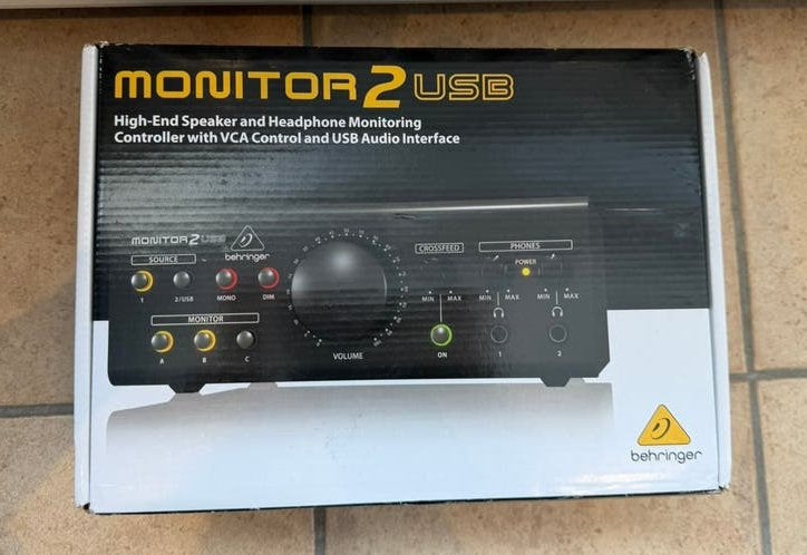 Behringer Monitor USB2, Muziek en Instrumenten, Mengpanelen, Ophalen of Verzenden, Nieuw, Minder dan 5 kanalen