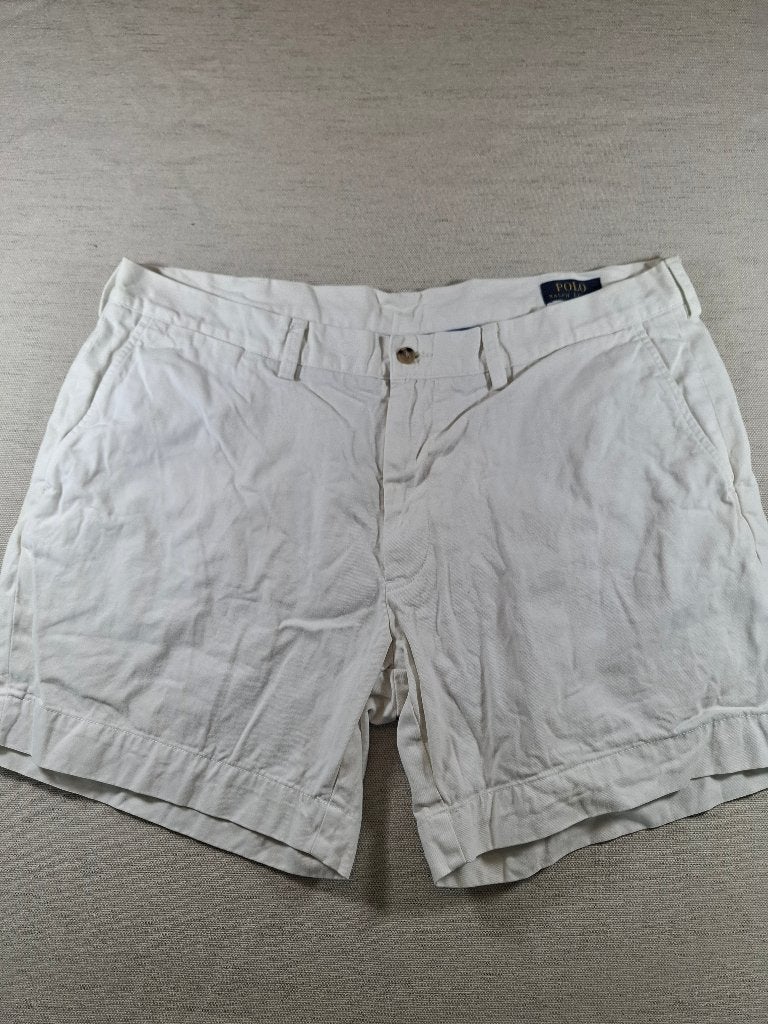Polo Ralph Lauren korte broek maat 38 wit, Verzenden, Wit, Overige maten, Polo Ralph Lauren