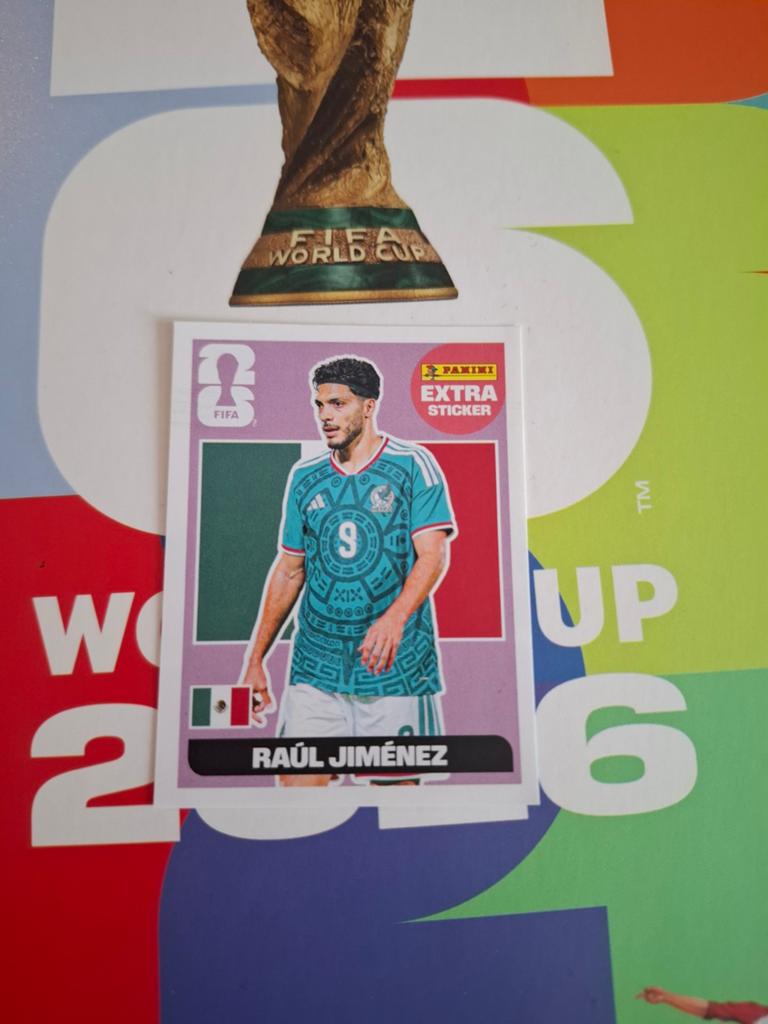 Panini WK 2026 Extra Sticker Jimenez, Ophalen of Verzenden, Zo goed als nieuw