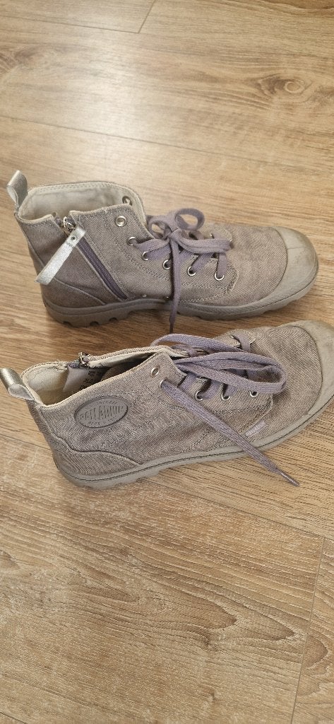 Palladium Pampa Hi Zip sneakers - Maat 40, Ophalen, Palladium, Sneakers of Gympen, Grijs